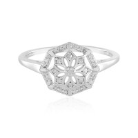 I2 (I) Diamant-Silberring