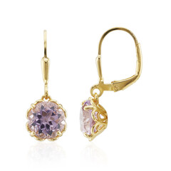 Bolivianischer Amethyst-Silberohrringe