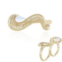 Welo-Opal-Goldring (Ornaments by de Melo)
