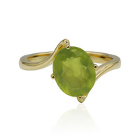 Brasilianischer Grüner Opal-Goldring (Tenner Diniz)
