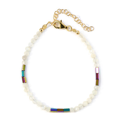 Edelstein-Silberarmband