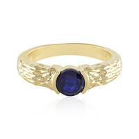 Blauer Madagaskar-Saphir-Silberring