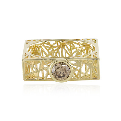 I1 Champagner-Brillant-Goldring (Ornaments by de Melo)