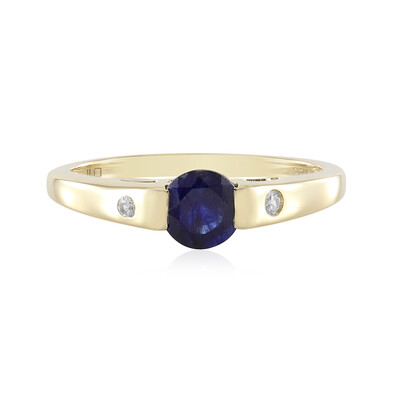 Blauer Madagaskar-Saphir-Goldring