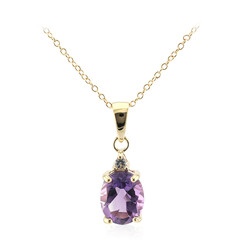 Amethyst-Silberhalskette