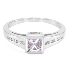 Lavendel-Amethyst-Silberring