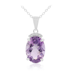 Amethyst-Silberhalskette