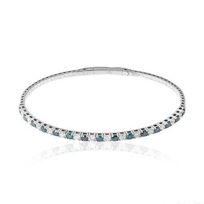 Blauer SI2 Diamant-Goldarmreif (CIRARI)