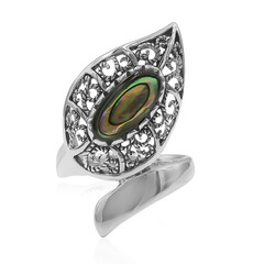 Abalone-Muschel-Silberring (Art of Nature)