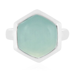 Aqua-Chalzedon-Silberring