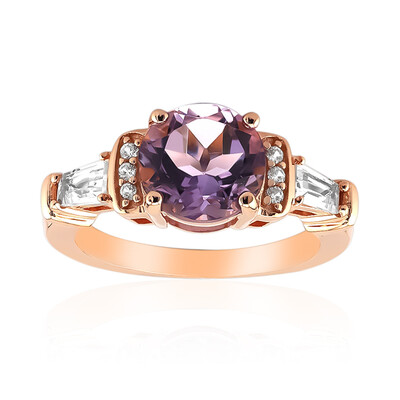 Bolivianischer Amethyst-Silberring