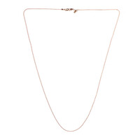 Silber-Radakette - 1,98 g - 61 cm - rosévergoldet