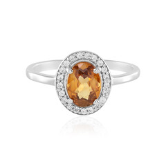 Mandarin-Zirkon-Silberring