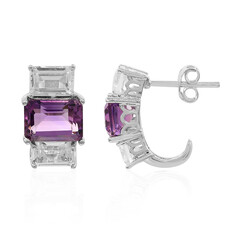 Amethyst-Silberohrringe