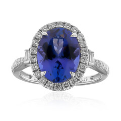 AAA-Tansanit-Goldring (CIRARI)