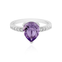 Lavendel-Amethyst-Silberring