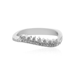 I2 (I) Diamant-Silberring