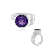 Sibirischer Amethyst-Silberring