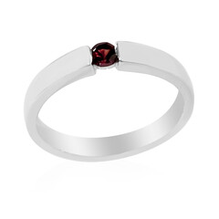 Edelroter Spinell-Silberring