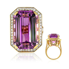 Patroke-Kunzit-Goldring (AMAYANI)
