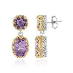 Lavendel-Amethyst-Silberohrringe (Dallas Prince Designs)