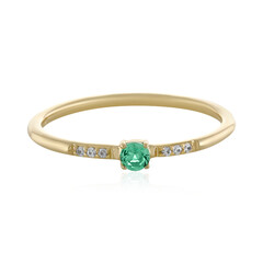 Russischer Smaragd-Goldring (Adela Gold)