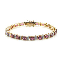 Rhodolith-Silberarmband