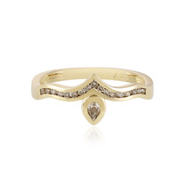 I2 Champagner-Diamant-Goldring (de Melo)