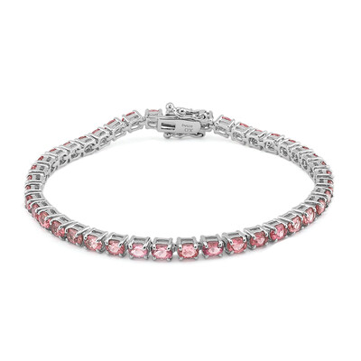 Brasilianischer Pinkfarbener Turmalin-Silberarmband
