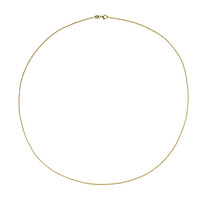 Silber-Criss-Cross-Kette - 4,9 g - 80 cm - vergoldet