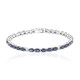 Blauer Ceylon-Saphir-Goldarmband
