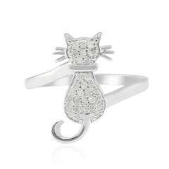 I3 (I) Diamant-Silberring