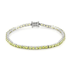 Peridot-Silberarmband