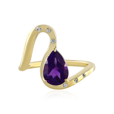 Sibirischer Amethyst-Goldring (de Melo)