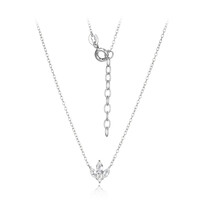 Weißer Topas-Silbercollier