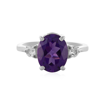 Sibirischer Amethyst-Silberring