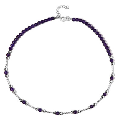 Amethyst-Silberhalskette
