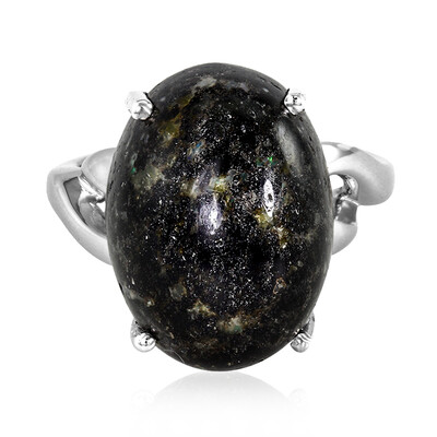 Leoparden-Opal-Silberring