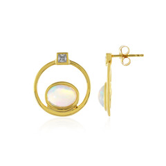Welo-Opal-Silberohrringe