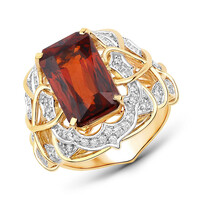 Mosambik-Granat-Goldring (SUHANA)