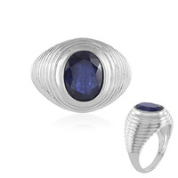 Blauer Madagaskar-Saphir-Silberring