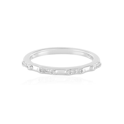 I2 (I) Diamant-Silberring