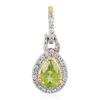 Peridot-Silberanhänger