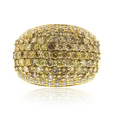 SI2 Fancy-Diamant-Goldring (CIRARI)