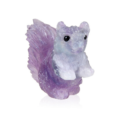 Mehrfarbiger Fluorit-Eichhörnchen