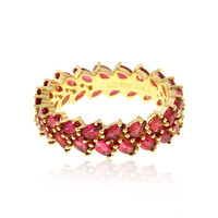 Roter Burmesischer Spinell-Goldring (de Melo)