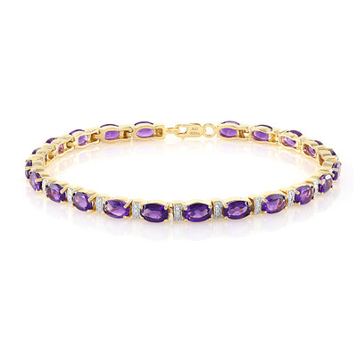 Sambia-Amethyst-Silberarmband