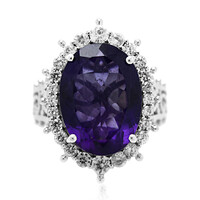 Sambia-Amethyst-Silberring (Dallas Prince Designs)