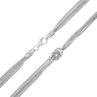 Design-Silberhalskette - 14,41 g - 60 cm