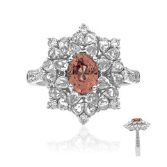 Padparadscha-Saphir-Goldring (CIRARI)